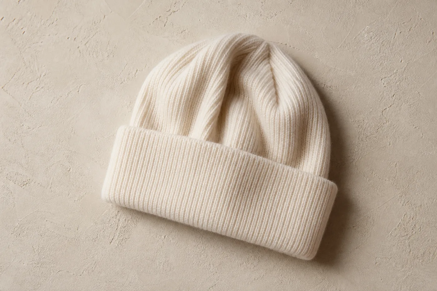 Ribbed-Knit Beanie No.20