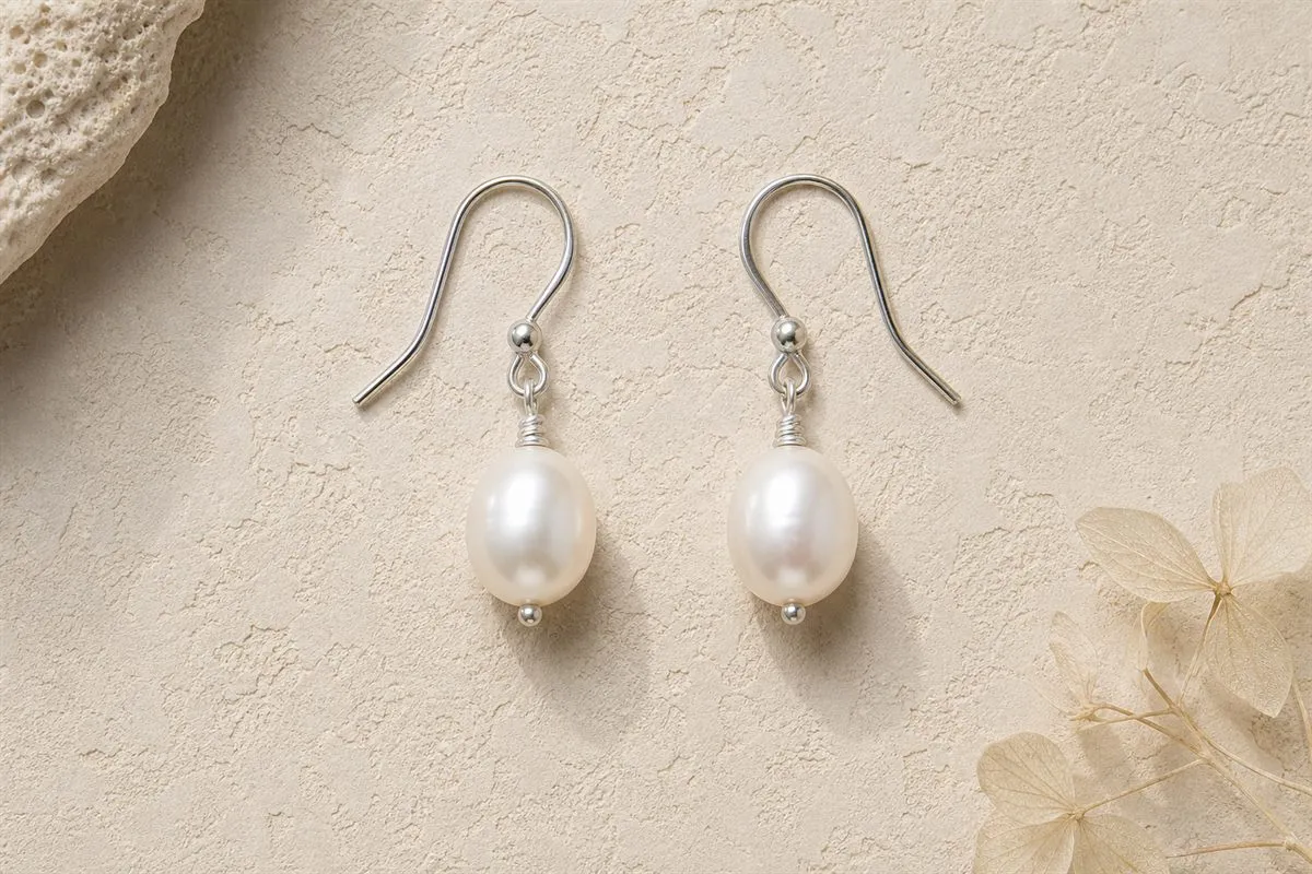 Boucles d'Oreilles Perles No.10