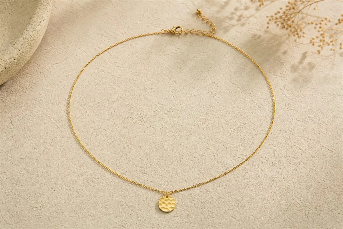 Collier Chaîne Fine Plaqué Or