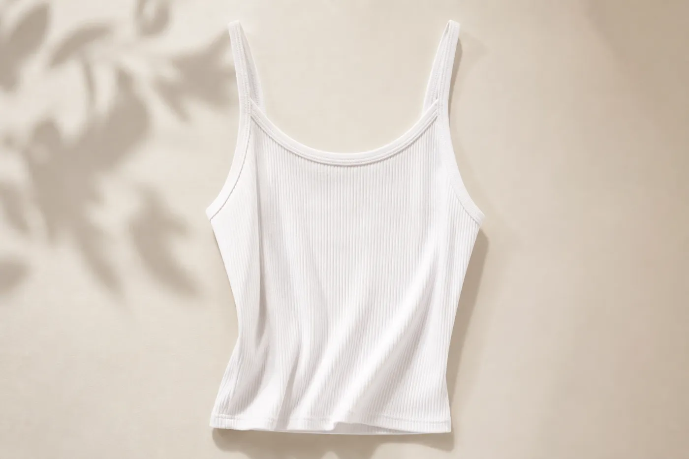 Iconic Cotton Ribbed Tank Top Signature