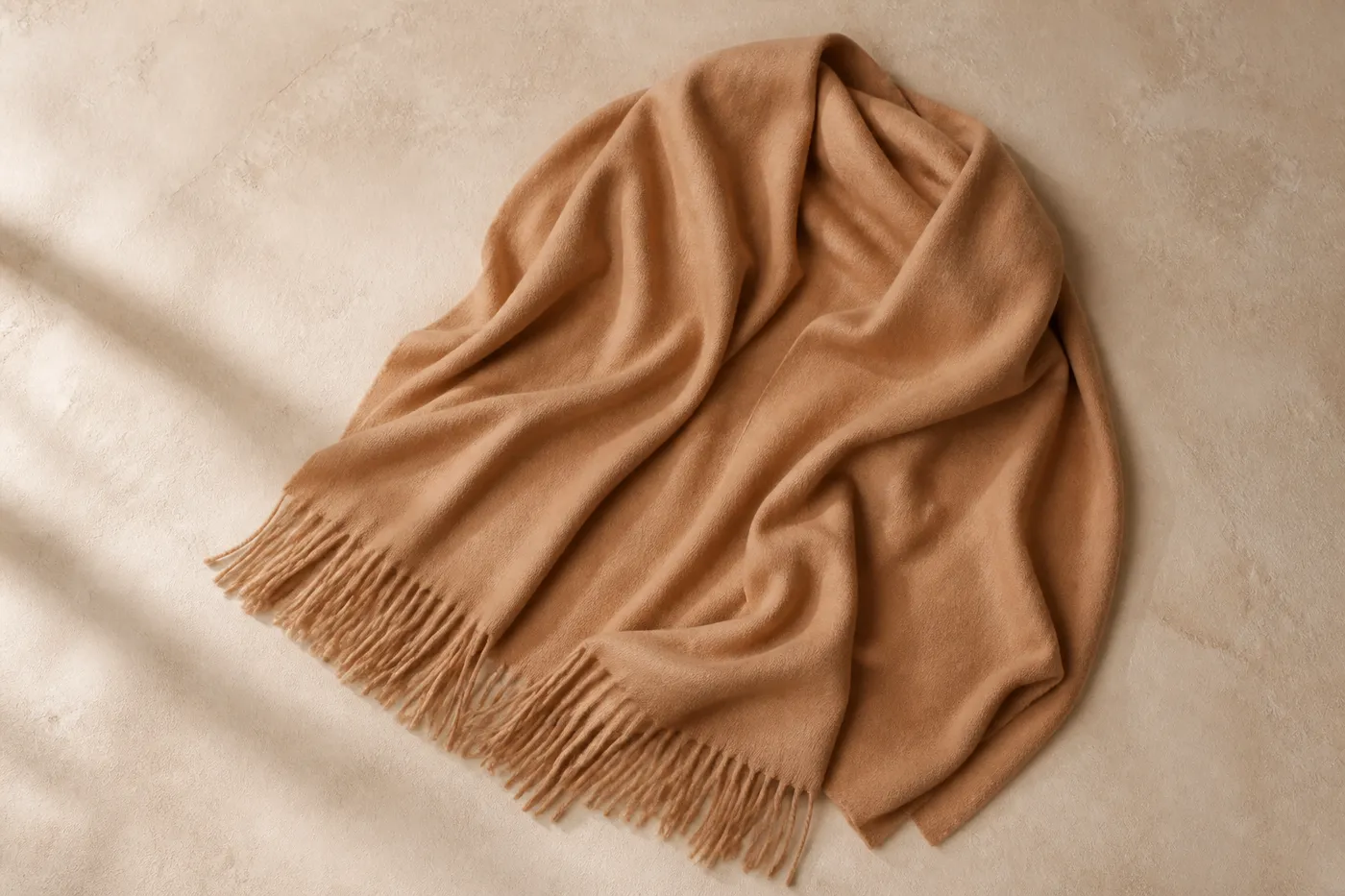 Iconic Oversized Fringed Stole — Iconic