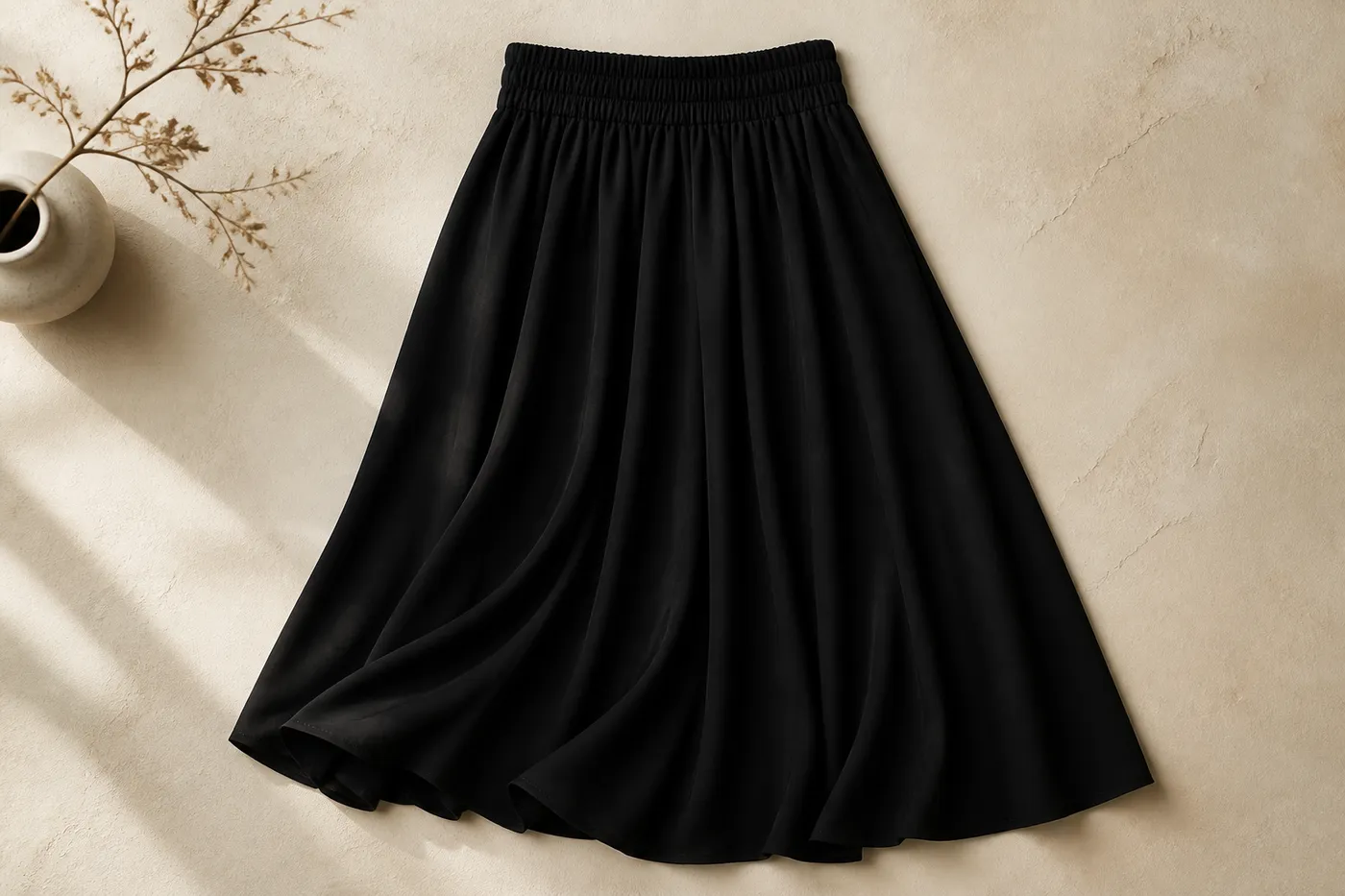 Signature A-Line Midi Skirt