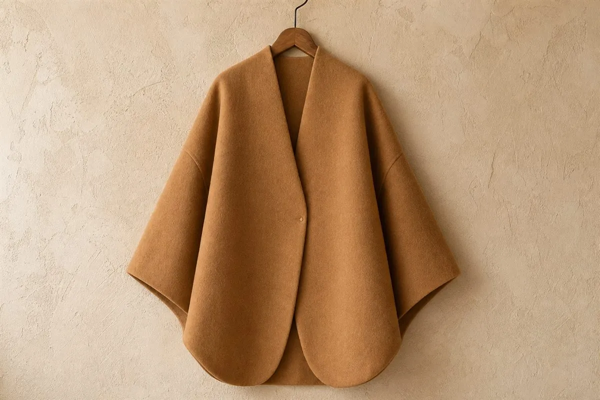 Manteau Cocoon en Cachemire Mélangé Muse