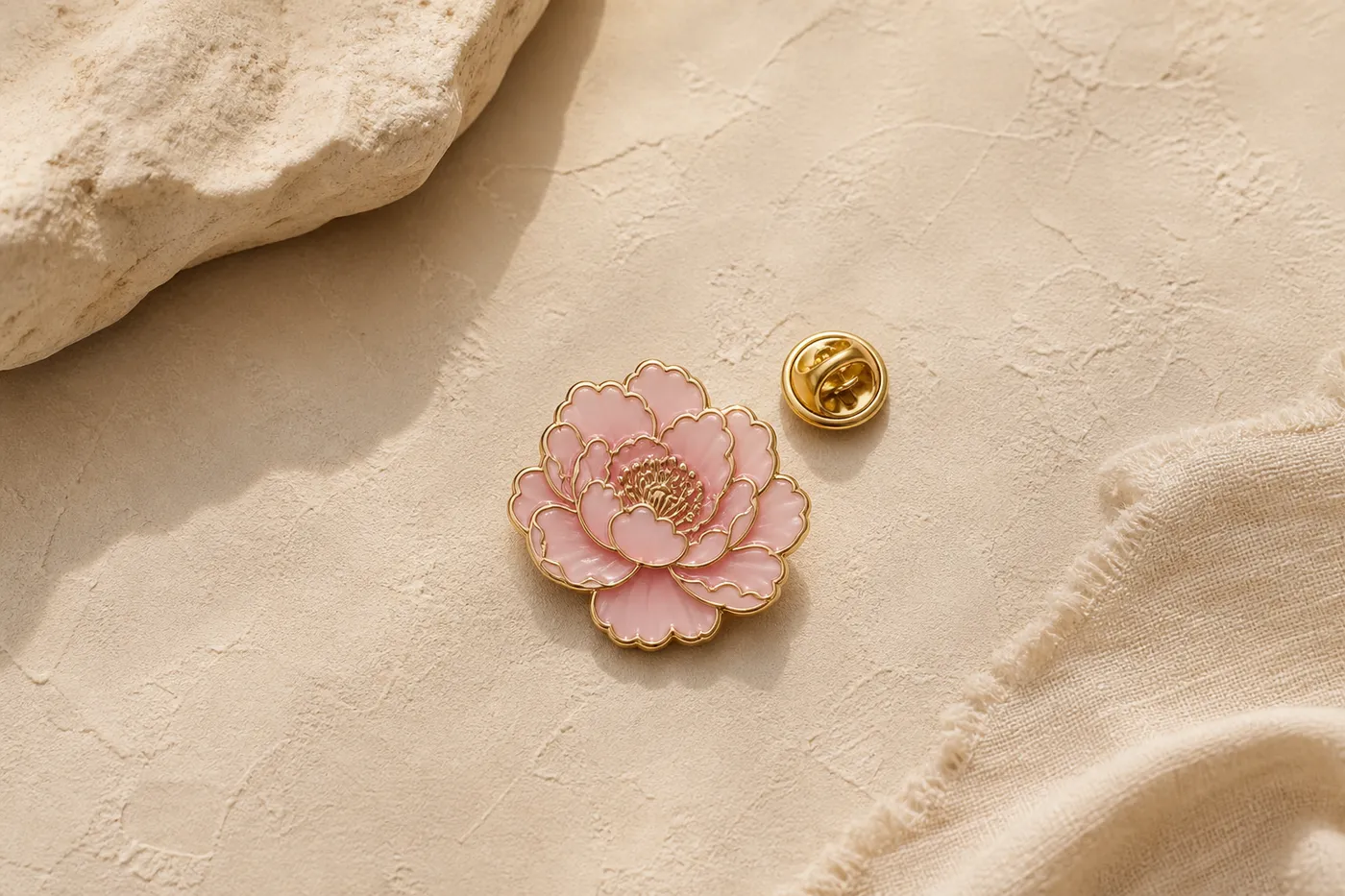 Enamel Flower Pin No.05