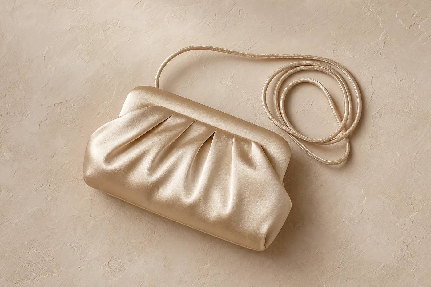 Iconic Satin Cord Clutch Bag Muse