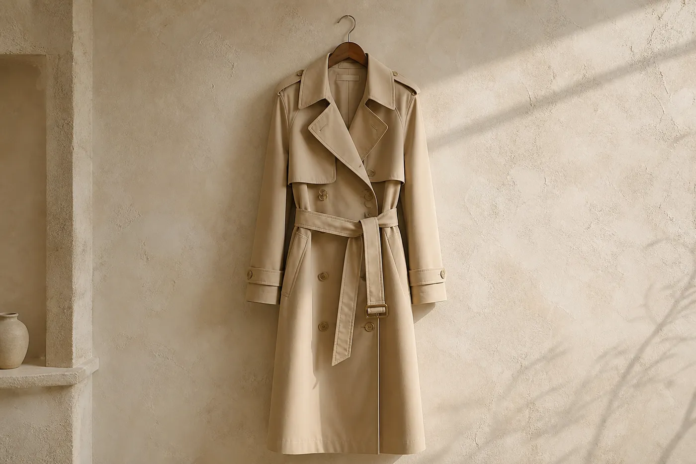 Long Cotton Trench in Mastic